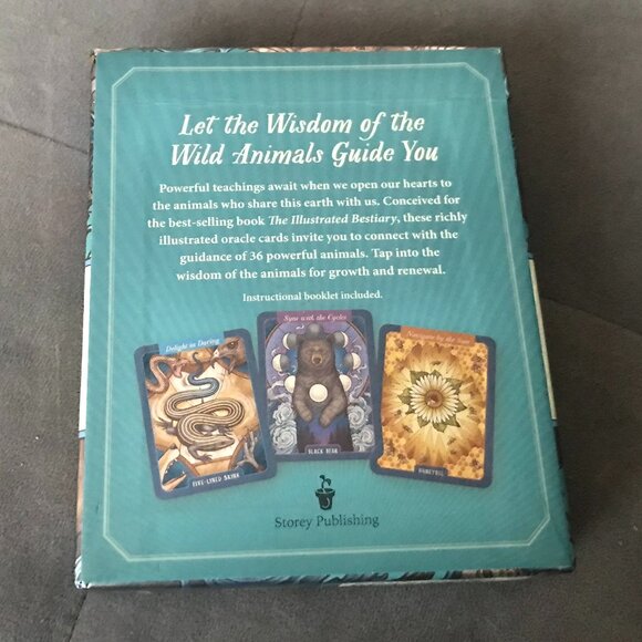 The Illustrated Bestiary Oracle Cards NEW Animal Oracle - Picture 2 of 6